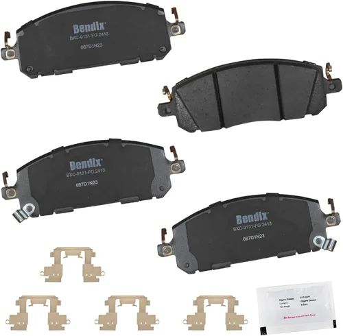Vista 375 de Bendix Pastillas de freno delanteras de cerámica Priority1 CFC465AK2 para Acura EL 2005-1997, Honda Civic 2011-1996, Insight 2014-2010