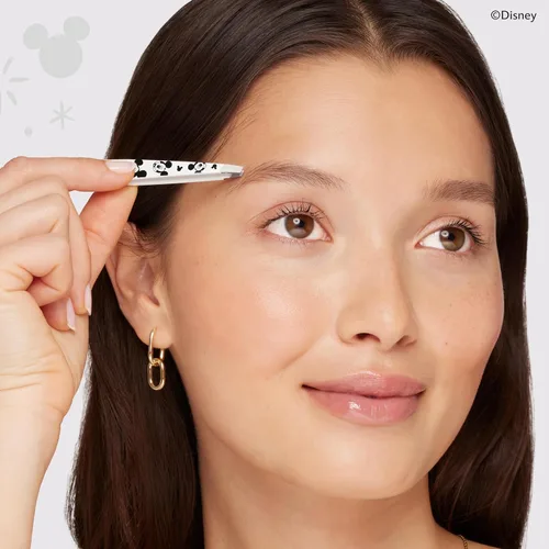Vista 6 de Tweezerman Disney Mickey Mouse & Minnie Mouse Just Imagine Pinzas inclinadas - Pinzas para cejas para mujeres y hombres