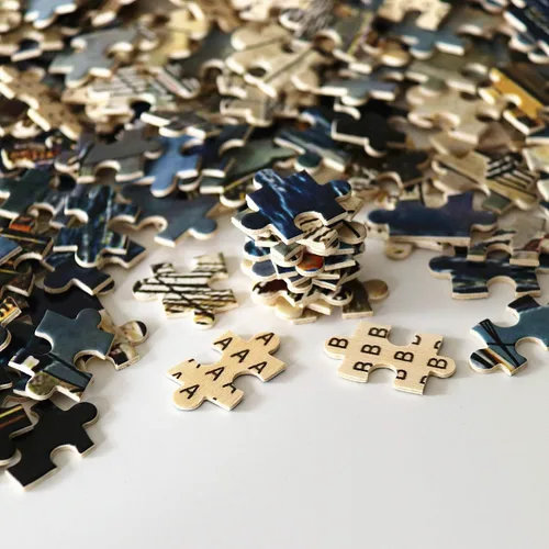 Vista 3 de Moruska Sailing Ship Puzzles for Adults 1000 Piece Wooden Jigsaw Puzzle Difficult and Cool- The Age of Navigation- 1000 Pieces Fantasy Puzzles