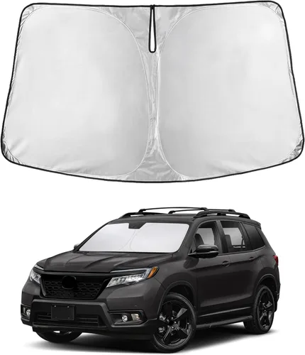 Vista 167 de Parasol para parabrisas para Rivian R1S 2022-2024 2025 compatible con EcoNour material de poliéster 240T, visera solar para coches, reflector que