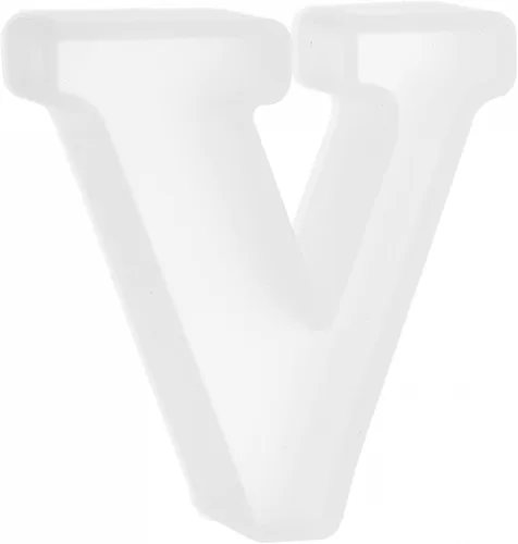 Vista 19 de uxcell Molde de alfabeto 3D para resina de silicona de 2.56 pulgadas, molde de letras S alfabeto mayúscula, molde de fundición epoxi