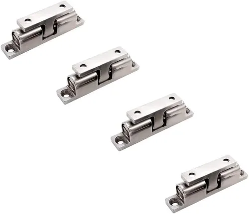 Vista 12 de Cierre de puerta de gabinete de latón macizo de 1.654 pulgadas, pestillo de doble bola para armarios, cajones, armarios, muebles, puertas