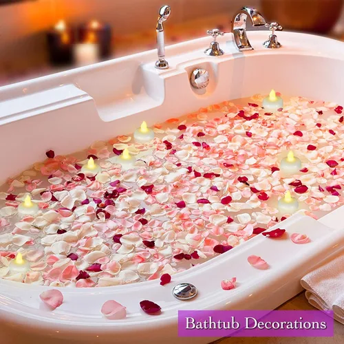 Vista 8 de 12 velas LED flotantes impermeables sin llama, funciona con pilas, luces LED flotantes blancas cálidas, velas votivas para bodas, fiestas, centros