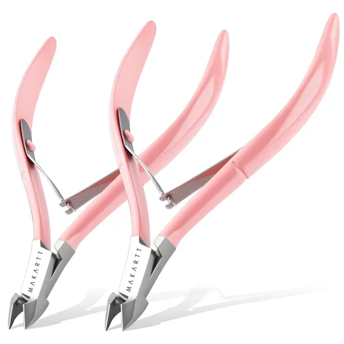 Vista 9 de Makartt Cortacutículas, Cortador de Cutículas Rosa Extremadamente Afilado de Mandíbula Completa Removedor de Cutículas Cuidado de Uñas para Manicura