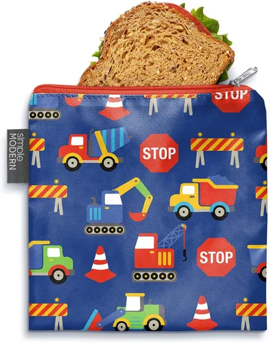 Vista 9 de Simple Modern Nickelodeon Viacom - Bolsas reutilizables para aperitivos para niños, seguras para alimentos, sin BPA y ftalatos, cremallera