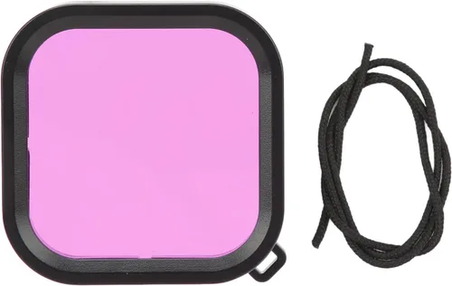 Vista 6 de Filtros de buceo de cámara subacuática para 10 11 Negro, filtros de buceo con carcasa y cordón para varias condiciones de video y fotografía