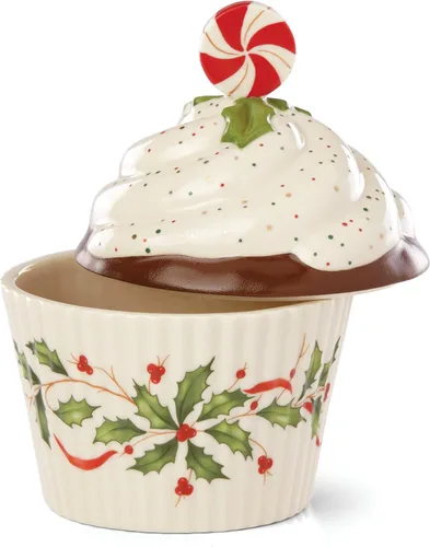 Vista 2 de Lenox 886642 - Plato para dulces cupcakes navideño
