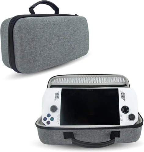 Vista 9 de Voikoli - Carcasa rígida de EVA compatible con Asus Rog Alloy 7 pulgadas 2023/Asus Rog Ally X 2024, a prueba de golpes, elegante y duradera