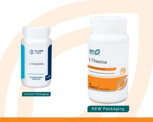 Vista 2 de SFI Health Klaire Labs L-teanina - 100 mg de sunteanina para promover la relajación (60 cápsulas)