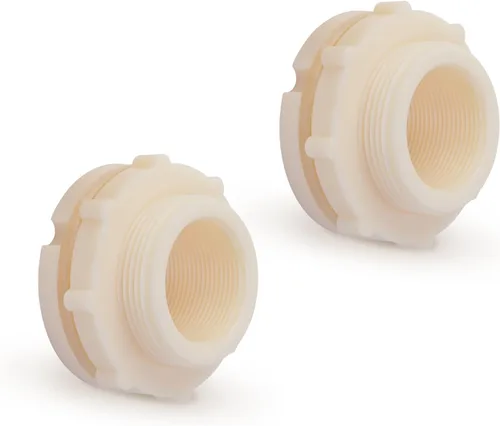 Vista 8 de ChillWaves Adaptador de conector de rosca doble de 3/4 pulgadas para tanque de agua, acuarios, barriles de lluvia (paquete de 8)