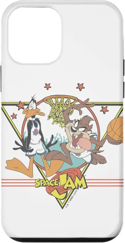 Vista 12 de Funda para iPhone 13 Pro space jam Daffy Duck & Taz Retro Stars Basketball Team