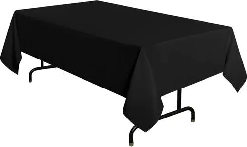 Vista 26 de Mantel – Mantel de poliéster para mesa rectangular, mantel, manteles decorativos para fiestas, comedores, pícnics, lavable e irritable