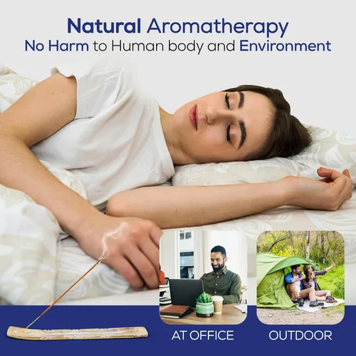 Vista 5 de Satya Sai Baba Nagchampa Insence - Paquete de 8.82 oz con soporte para varillas de incienso Raajsee, Insense Sticks Nag Champa Agarbatti