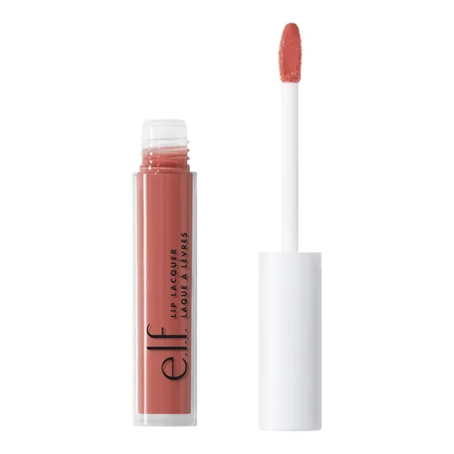 Vista 9 de e.l.f. Laca de labios, nutritiva, no pegajosa, brillo de labios ultra brillante con color transparente, infundido con vitaminas A y E, vegano