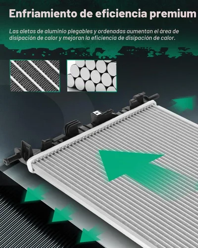Vista 4 de SCITOO Radiadores de motor de repuesto para automóviles compatibles con Toyota