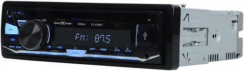 Vista 3 de SoundXtreme ST-930BT Single-DIN CD estéreo para coche, Bluetooth, USB SD y entrada auxiliar CD / MP3 Receptor de audio para automóvil compatible
