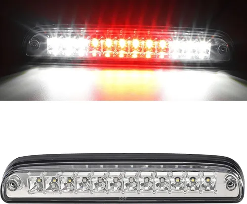 Partsam Luz de freno de montaje alto LED de tercera luz de freno de repuesto para F250 F350 F450 F550 1999-2016/Ranger/serie B Tercera luz de freno