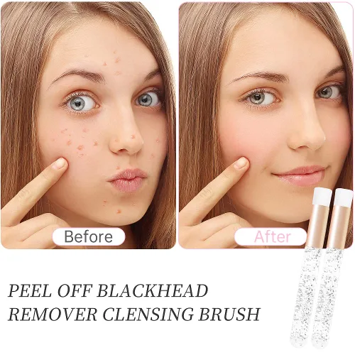 Vista 4 de MyAoKuE-UP Crystal Lash - Brochas de champú para pestañas, cepillo de limpieza suave para extensiones de pestañas, cepillo de limpieza profunda