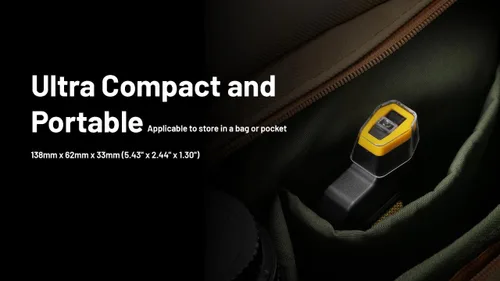 Vista 8 de Nitecore BB21 - Soplador de aire portátil para cámaras, computadoras y electrónica, carga rápida recargable por USB, plumero eléctrico de aire