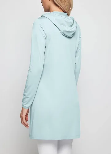 Vista 2 de BALEAF Chaqueta larga con capucha SPF 50+ para mujer, con protecciÃ³n solar, ligera, para la piscina