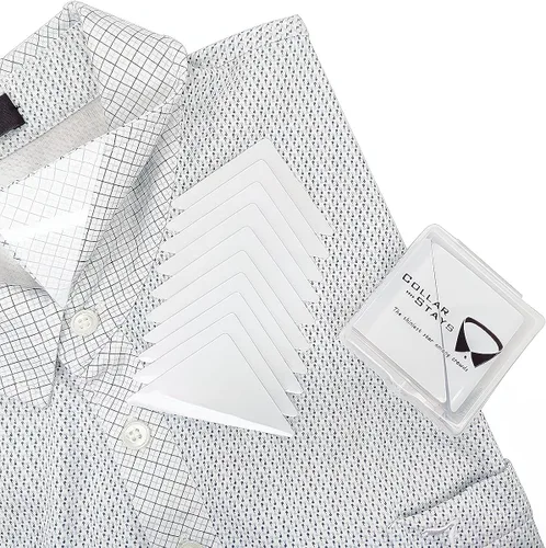 Vista 6 de Estancias de cuello para polo, sin cuello rizado, cuello polo, cuello de camisa fijo, ideal para cualquier camisa con cuello