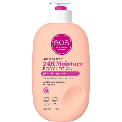 Vista 18 de eos Shea Better - Loción corporal para piel sensible, cuidado de la piel con humedad de 48 horas, para piel seca, loción corporal sin fragancia