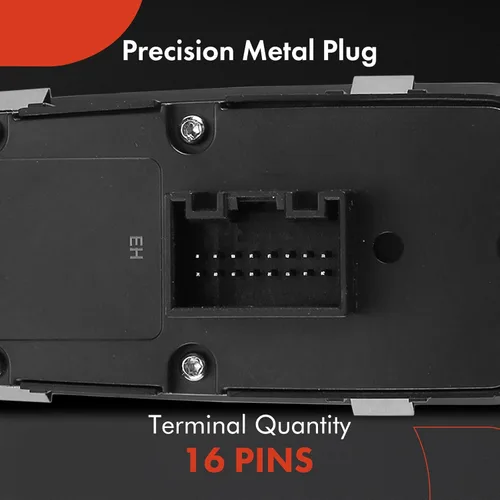 Vista 6 de A-Premium Master - Interruptor de ventana eléctrico compatible con Porsche 911 2012-2019, 718 Cayman 2017-2019, compatible con 718 Boxster
