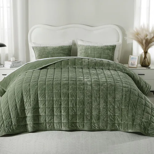 Vista 28 de KASENTEX - Juego de edredón de microfibra con relleno alternativo blanco, lavable a máquina, unicolor, tamaño individual con 2 fundas, color azul