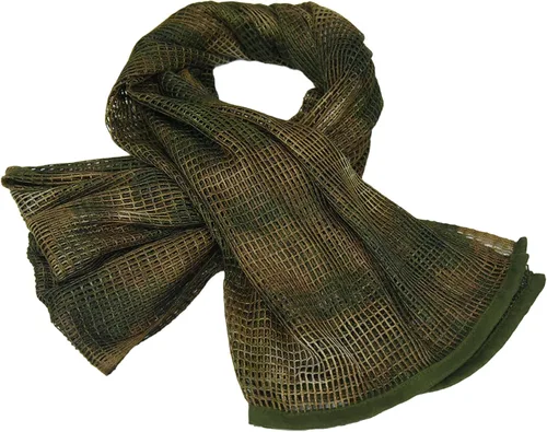 Vista 24 de HYOUT Bufandas tácticas para el cuello Camo Woodland Bufanda del desierto Shemagh para deportes al aire libre