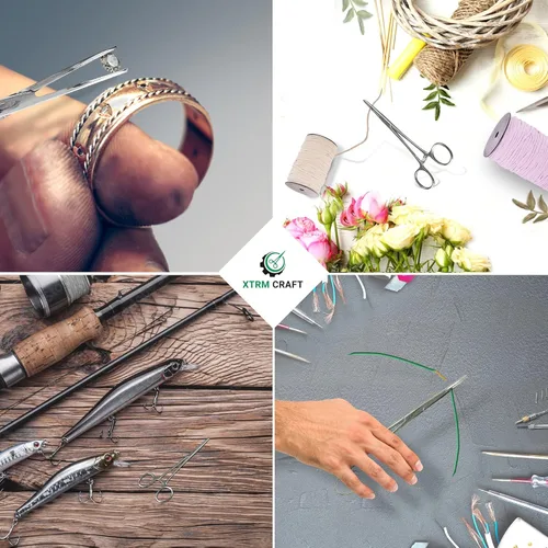 Vista 2 de Pinzas de bloqueo multiusos de hemostático Pean rectas y curvas con dientes serrados, de acero inoxidable - Hemostáticos para enfermeras, fórceps