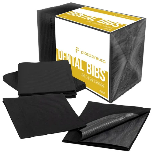 Vista 14 de Baberos dentales desechables, baberos para pacientes, impermeables, para perforación y tatuaje o para pacientes, babero de 13 x 18 pulgadas