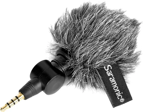 Vista 4 de Saramonic Parabrisas peludo SR-XM1, SmartMic, SmartMixer y CaMixer Micrófonos (XM1-WS)