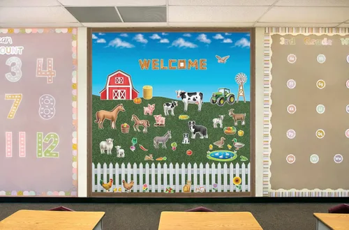 Vista 5 de Teacher Created Resources Nubes mejor que el papel 77367 - Rollo de tablón de anuncios