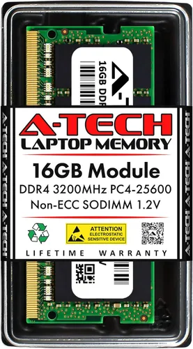 Vista 9 de A-Tech Módulo de actualización de memoria DDR4 3200 MHz SODIMM PC4-25600 (PC4-3200AA)