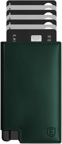 Vista 29 de Ekster Cartera de aluminio con tarjetero para hombre, Manzana Verde (Apple Green), Tarjetero