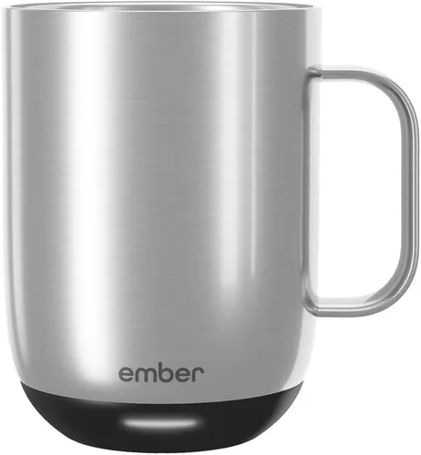 Vista 18 de Taza inteligente Ember 2 de control de temperatura, 10 oz, taza de café con calefacción controlada por aplicación con 80 minutos de duración