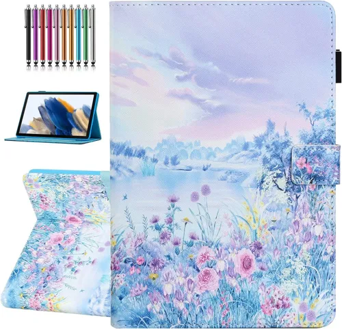 Vista 19 de Funda para Samsung Galaxy Tab A7 Lite de 8.7 pulgadas [SM-T220/T225/T227] Modelo 2021, Cubierta Plegable de Soporte de Cuero PU Premium con Soporte