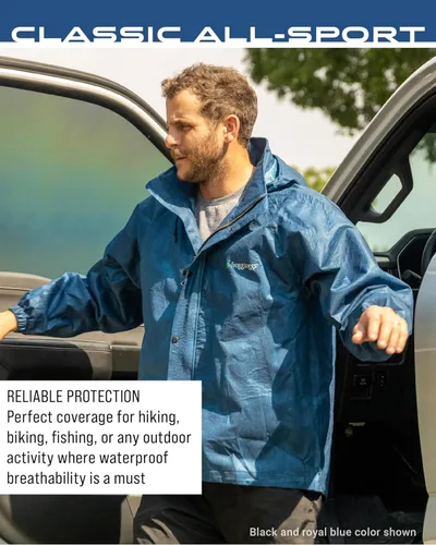 Vista 2 de FROGG TOGGS Traje de lluvia impermeable transpirable clásico de 3 capas para hombre, para todos los deportes