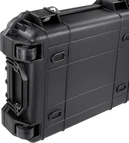 Vista 8 de Eylar Funda rígida para rifle de 48 pulgadas equipada con inserto de espuma reticulada XP reconfigurable y reutilizable, impermeable, a prueba