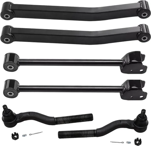 Vista 77 de Detroit Axle - Kit de extremo delantero RWD para Chrysler 300 Dodge Charge Challenger 2011-2019, 2 brazos de control inferiores traseros 2 rótulas