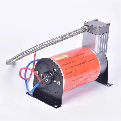 Vista 6 de Kit de bocina de aire de tren de 150 dB kit de 4 bocinas de tren fuertes trompeta para compresor de aire de 150 PSI 12 V 159 galones para camiones