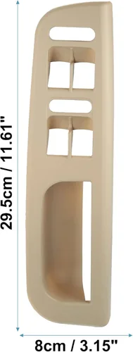 Vista 4 de X AUTOHAUX Interruptor de ventana de puerta Panel de bisel para Volkswagen Passat B5 Jetta Bora Golf MK4 1998-2004 3B1867171E Cubierta de control