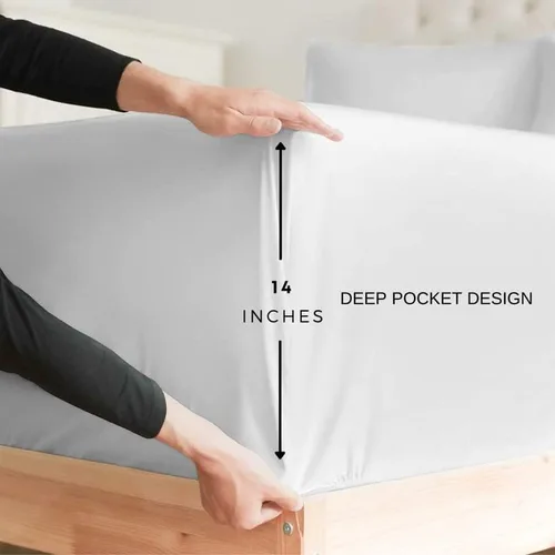 Vista 6 de Solar System Sheets - Juego de sábanas de tamaño California King, sábanas de cama del espacio exterior, microfibra suave y bolsillo profundo