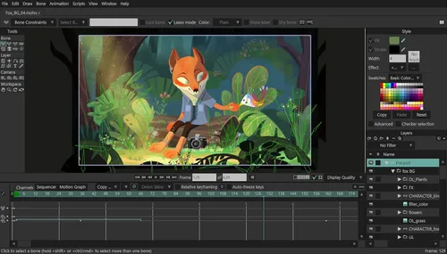 Vista 4 de Moho Pro 13.5 The all-in-one animation tool for professionals and digital artists Software for PC and Mac