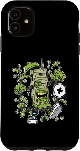 Vista 8 de iPhone XS Max Cartoonish WalkieTalkie Design For Kids In Comic Style Case