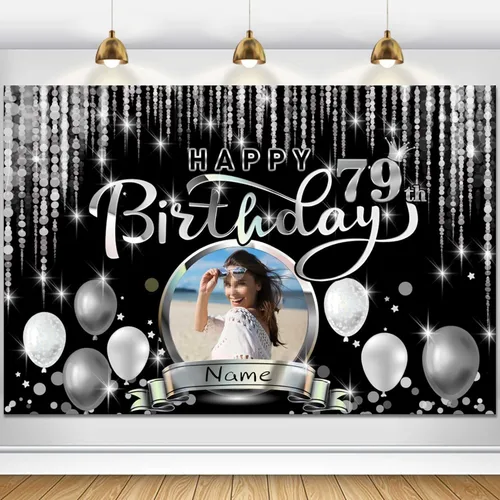 Vista 31 de Decoraciones de cumpleaños de unicornio personalizadas para niñas, pancarta de cumpleaños de unicornio, decoración de cumpleaños de princesa