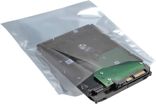 Vista 4 de uxcell Bolsa de protección antiestática, bolsa antiestática plana con parte superior abierta para dispositivos electrónicos, 6 x 8 pulgadas