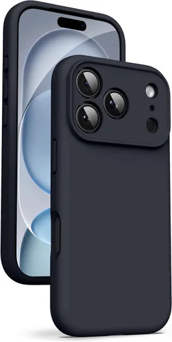 Vista 102 de Supdeal Funda de silicona líquida para iPhone Air - [Protección total para la cámara] [Forro de microfibra suave antiarañazos] Funda de teléfono