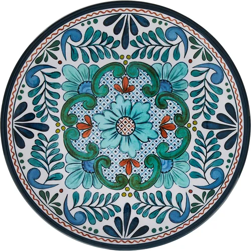 Vista 2 de Certified International - 20286Set/6 Certified International Talavera - Platos de ensalada/postre de 9 pulgadas, juego de 6, 9 pulgadas, multicolor