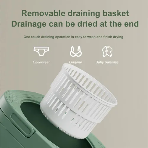 Vista 2 de Portable Washing Machine Foldable Mini Small Portable Mini Lavadora for Rv Travel